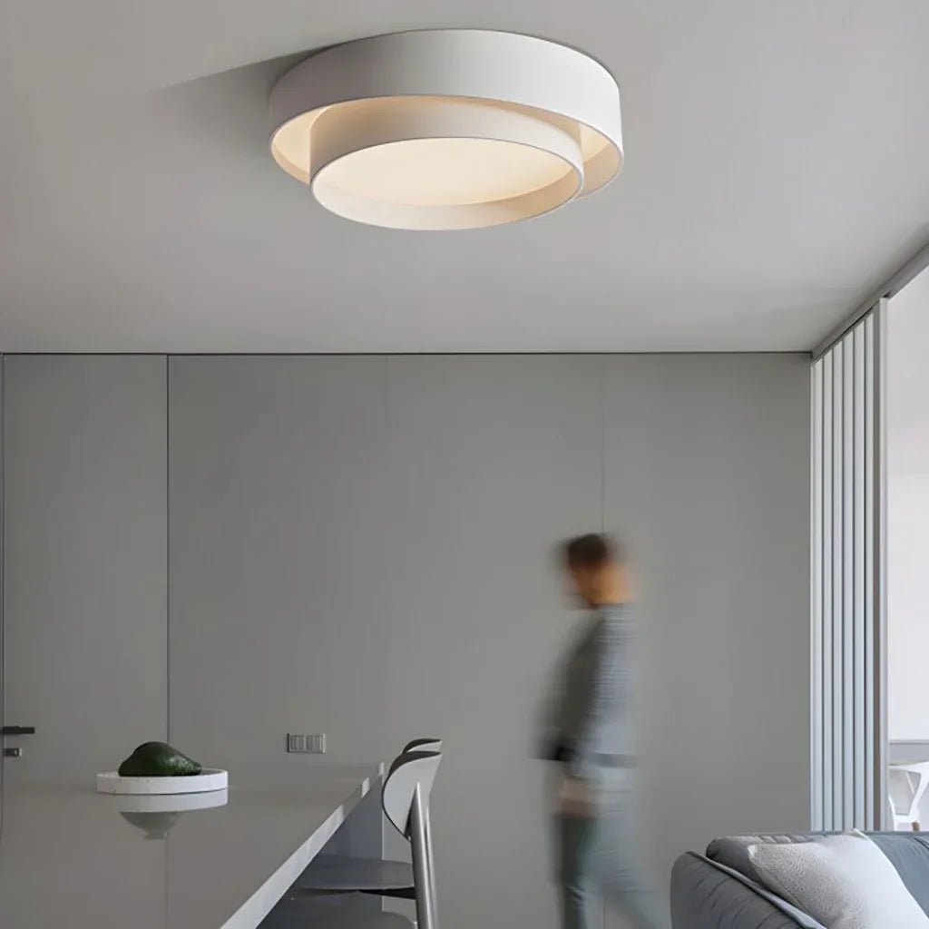 LED Loftlampe Disk - Lys og Visuel Komfort 
