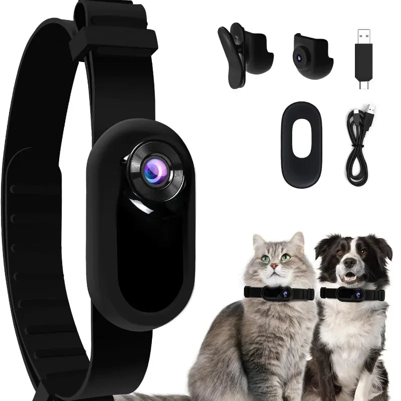 Mini Camera Collar For Dogs And Cats - Immersive Vision & HD