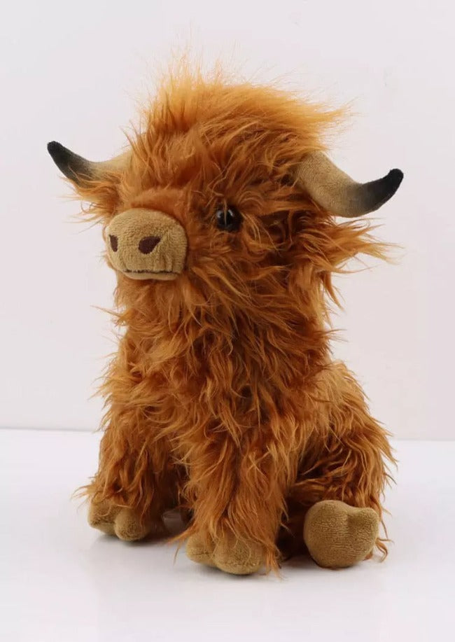 Peluche Vache des Highlands Écossaise