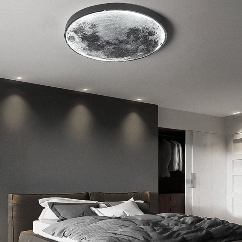 Lampa ścienna 3D LED – Księżyc dla wyjątkowej atmosfery 