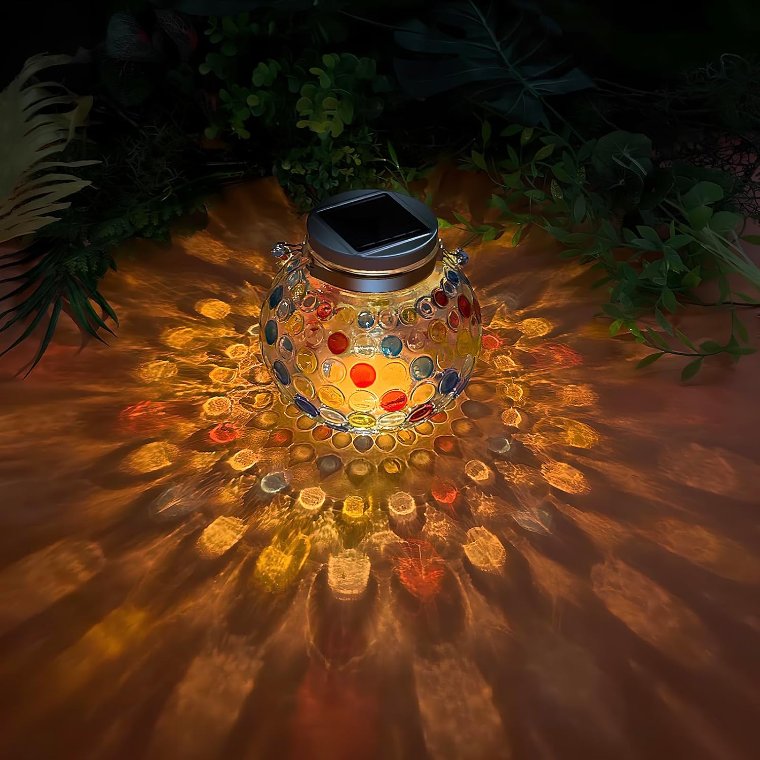 Solarlaterne für den Außenbereich — Eleganz aus Glas 