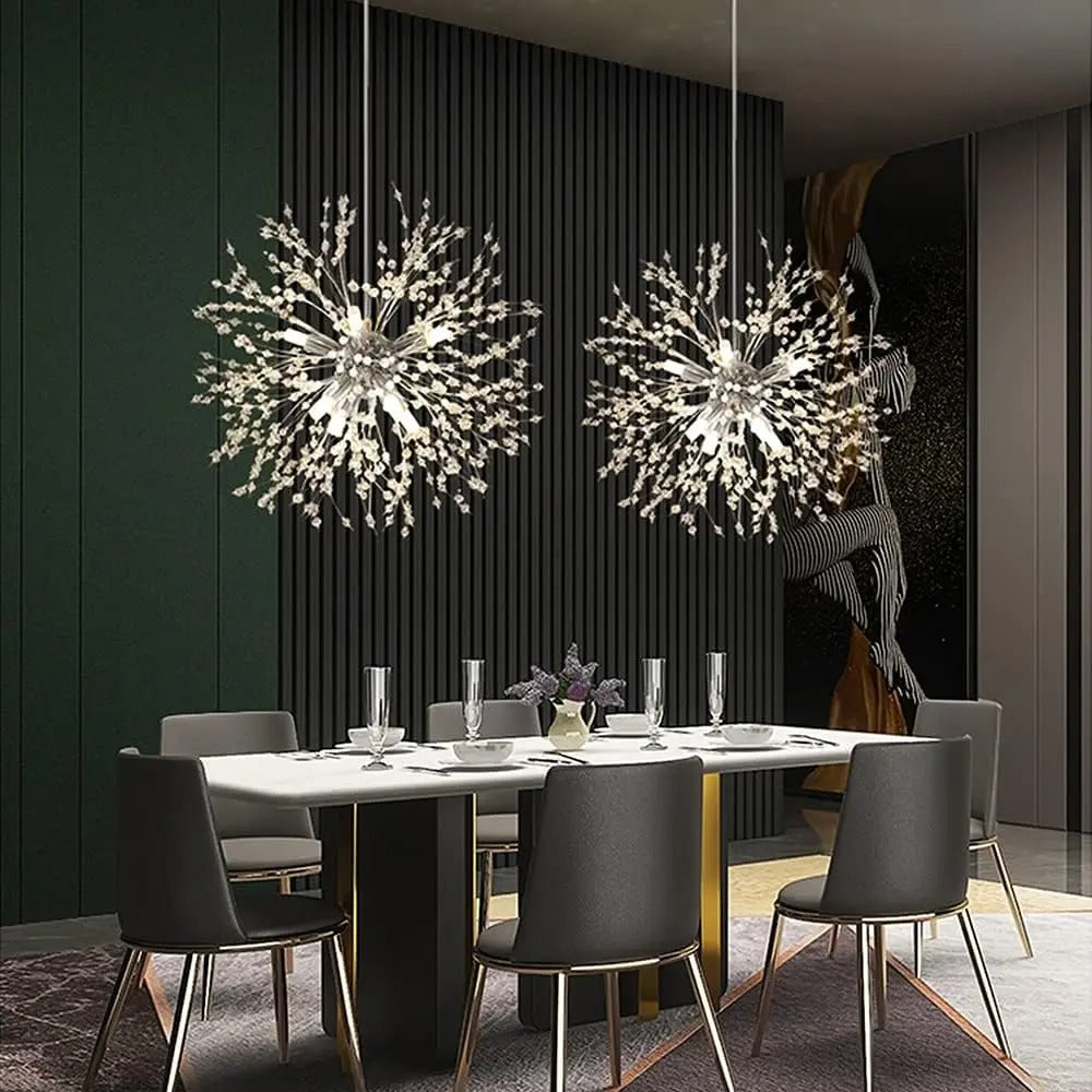 Lustre En Cristal À Suspension – Élégance Et Brillance Intemporelle