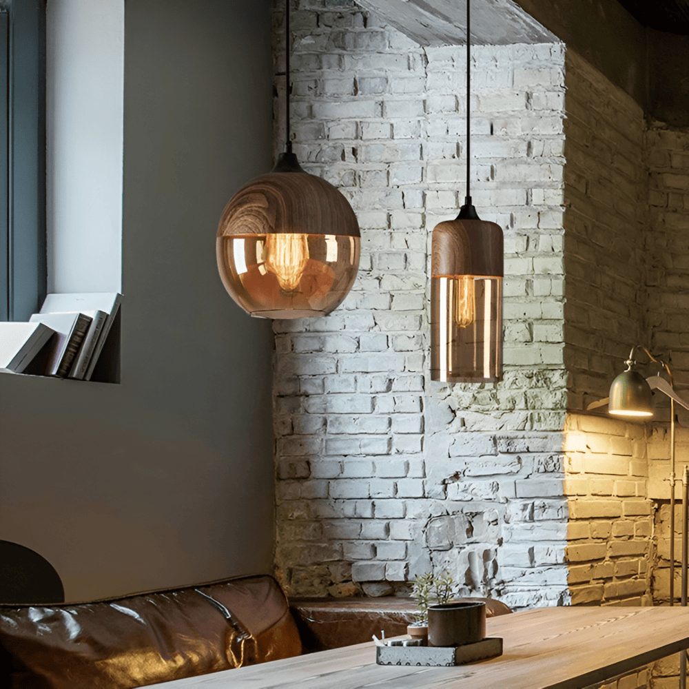 Retro Glass Loft Pendel - Trendy belysning og unik atmosfære