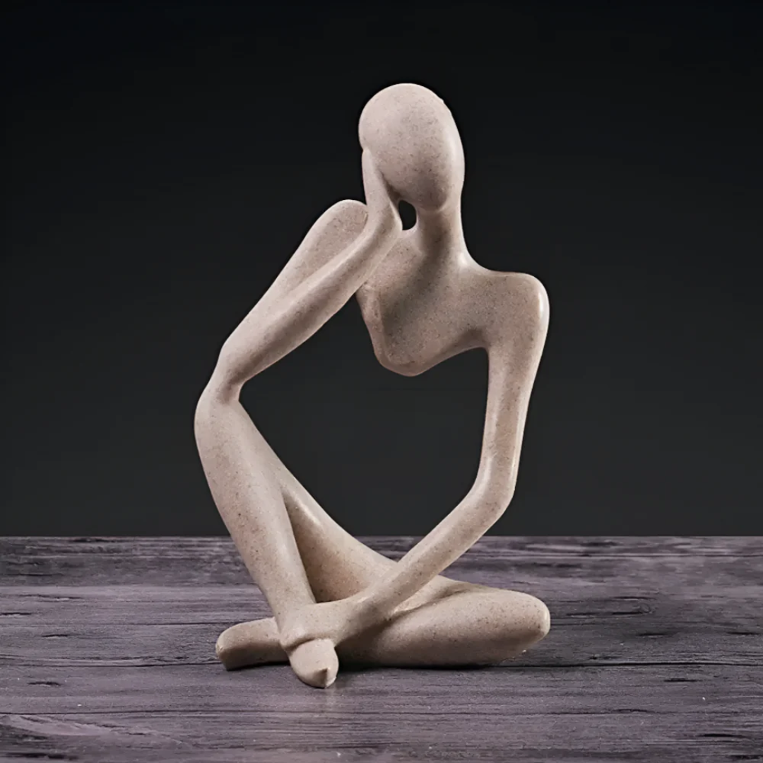 Abstract Sculpture Thinker – Contemplative Elegance and Modern Design 