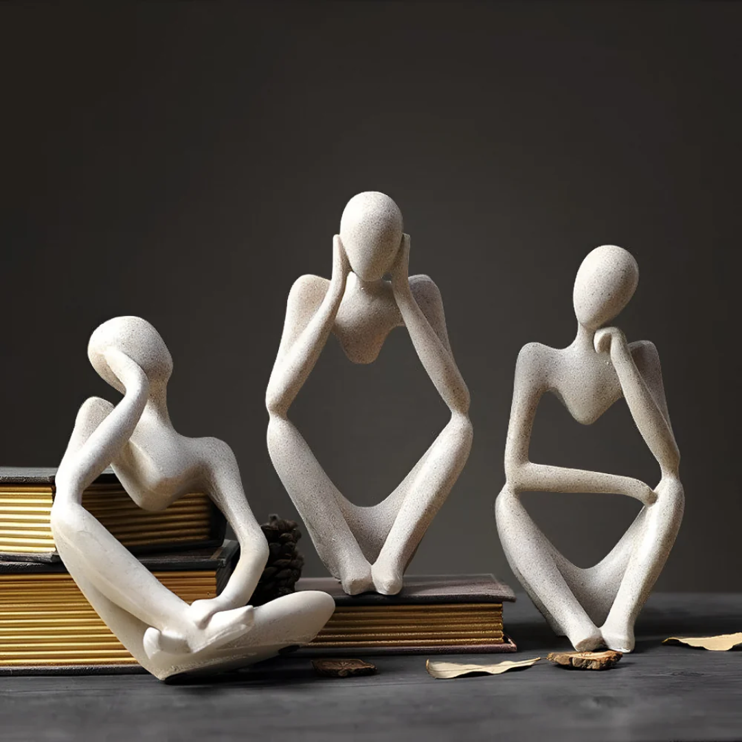 Abstract Sculpture Thinker – Contemplative Elegance and Modern Design 