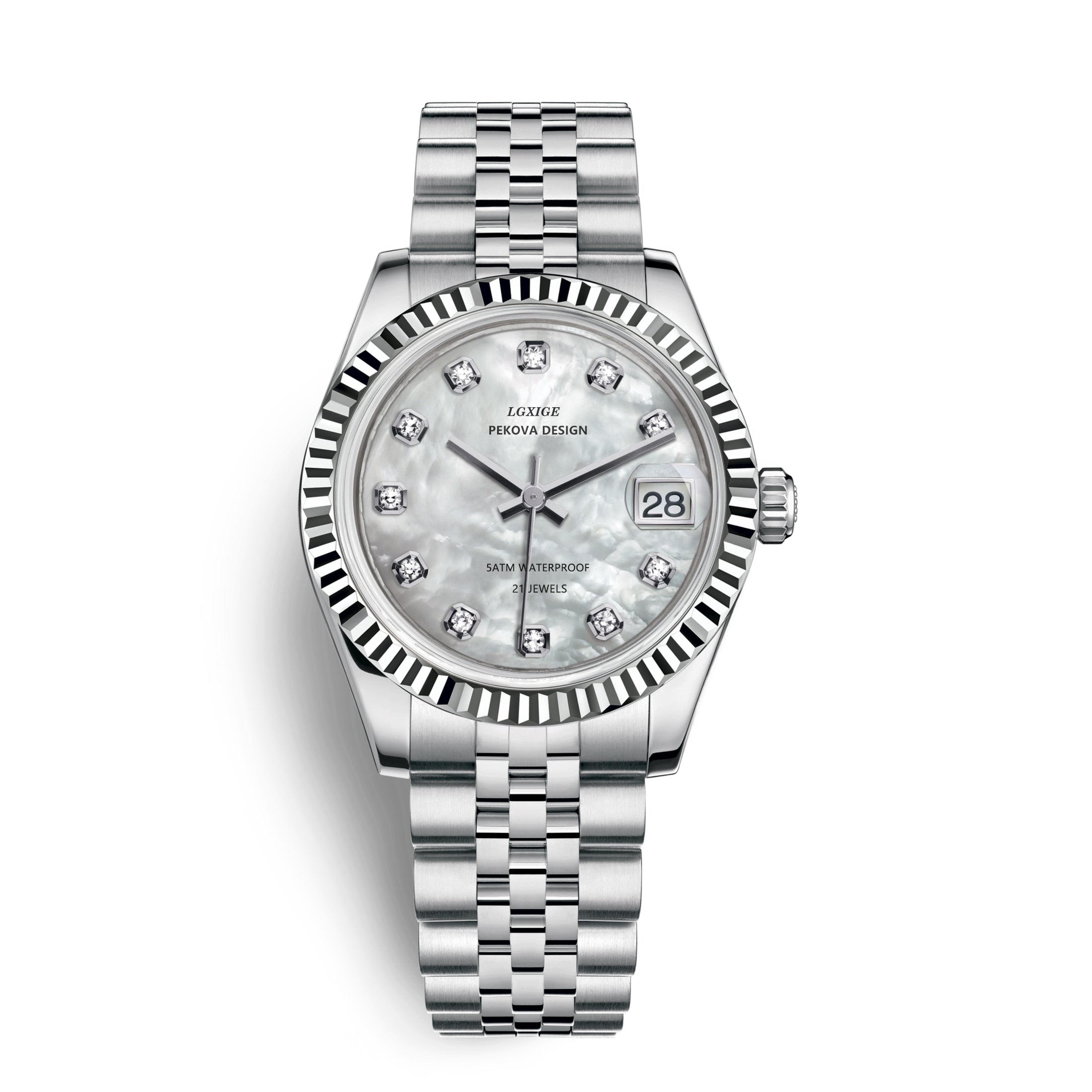 Classic Stainless Steel Strap Watch - Elegance & Everyday Reliability