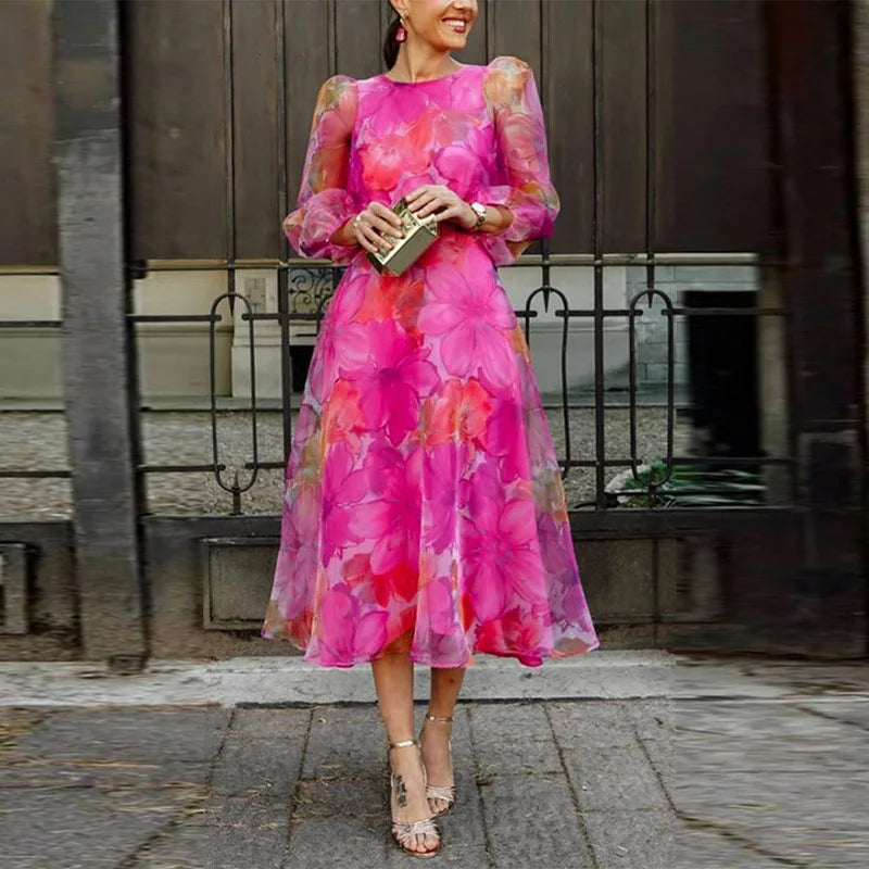 Sophie | Elegant Floral Dress – Chic and Feminine Style 