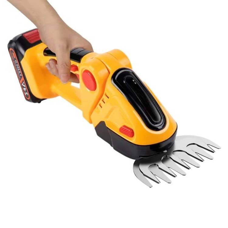 Bezdrátový zahradní nástroj 2 v 1 — plotostřih a praktické nůžky 