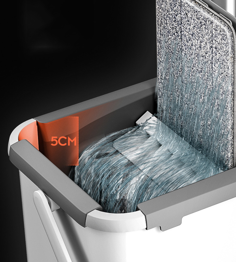 Magická mopovací souprava s kyblíkem — Snadné a rychlé čištění 