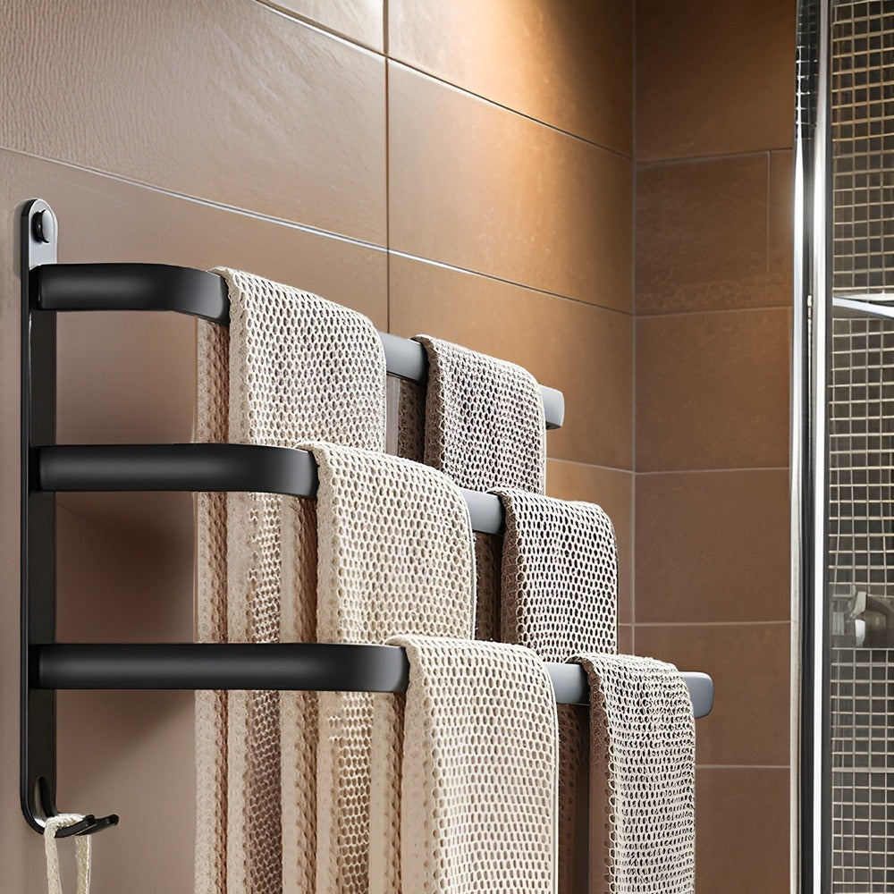 Wall-mounted designer towel rail - Modern elegance & space saving