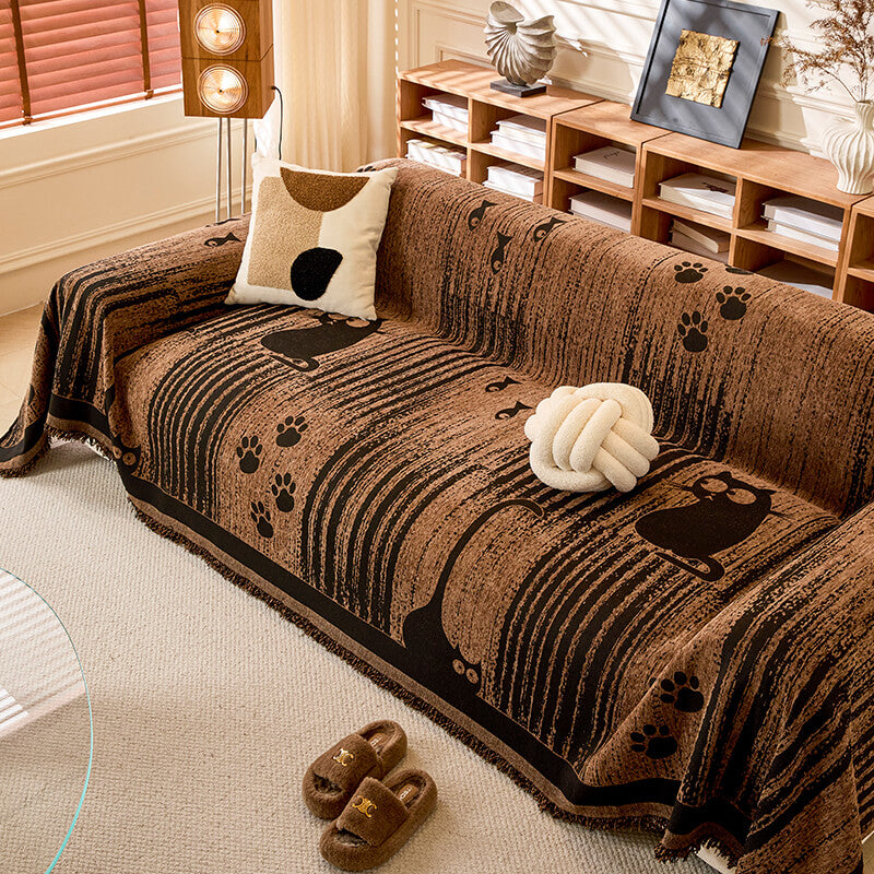 Csúszásmentes Kanapéhuzat Mancs Mintával – Védelem És Kényelem 