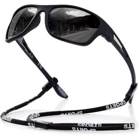 משקפי ספורט פולרייזד – רצועה מתכווננת והגנה מפני UV 