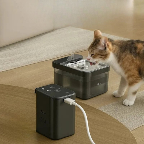 Fonte De Água Para Gato Sem Fios – Liberdade E Hidratação Contínua 