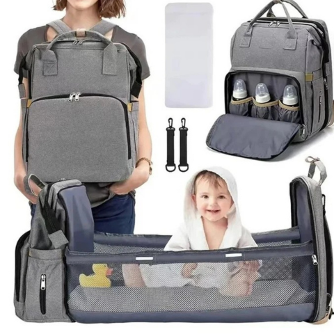 Baby Travel Backpack - Foldaway Bed & Integrated Storage
