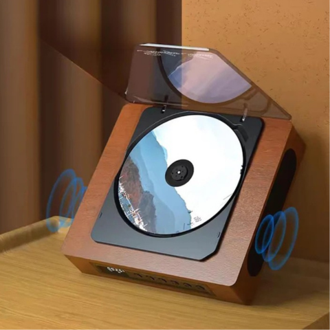 Ρετρό CD Player Bluetooth με θύρα Type-C - Ανώτερη συνδεσιμότητα και ποιότητα ήχου