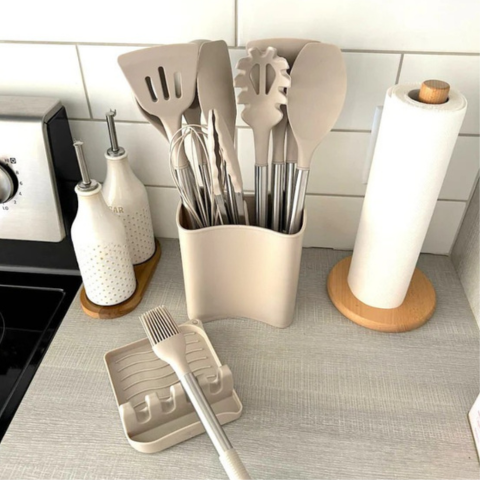 Set de Cocina de Silicona de 12 Piezas - Completo y Cómodo de Usar