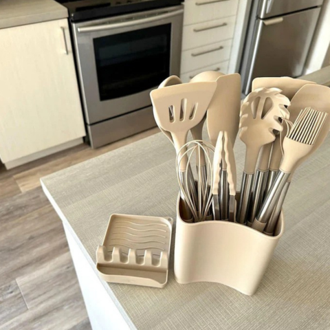 Set de Cocina de Silicona de 12 Piezas - Completo y Cómodo de Usar