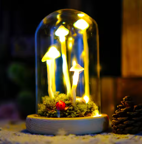 מנורת פטרייה מכושפת – קסם דקורטיבי ואלגנטיות נצחית 