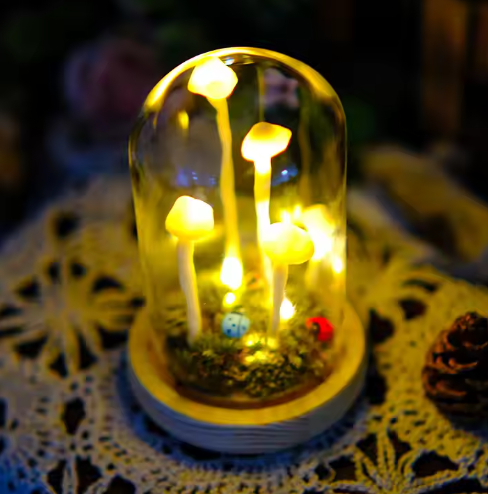 מנורת פטרייה מכושפת – קסם דקורטיבי ואלגנטיות נצחית 