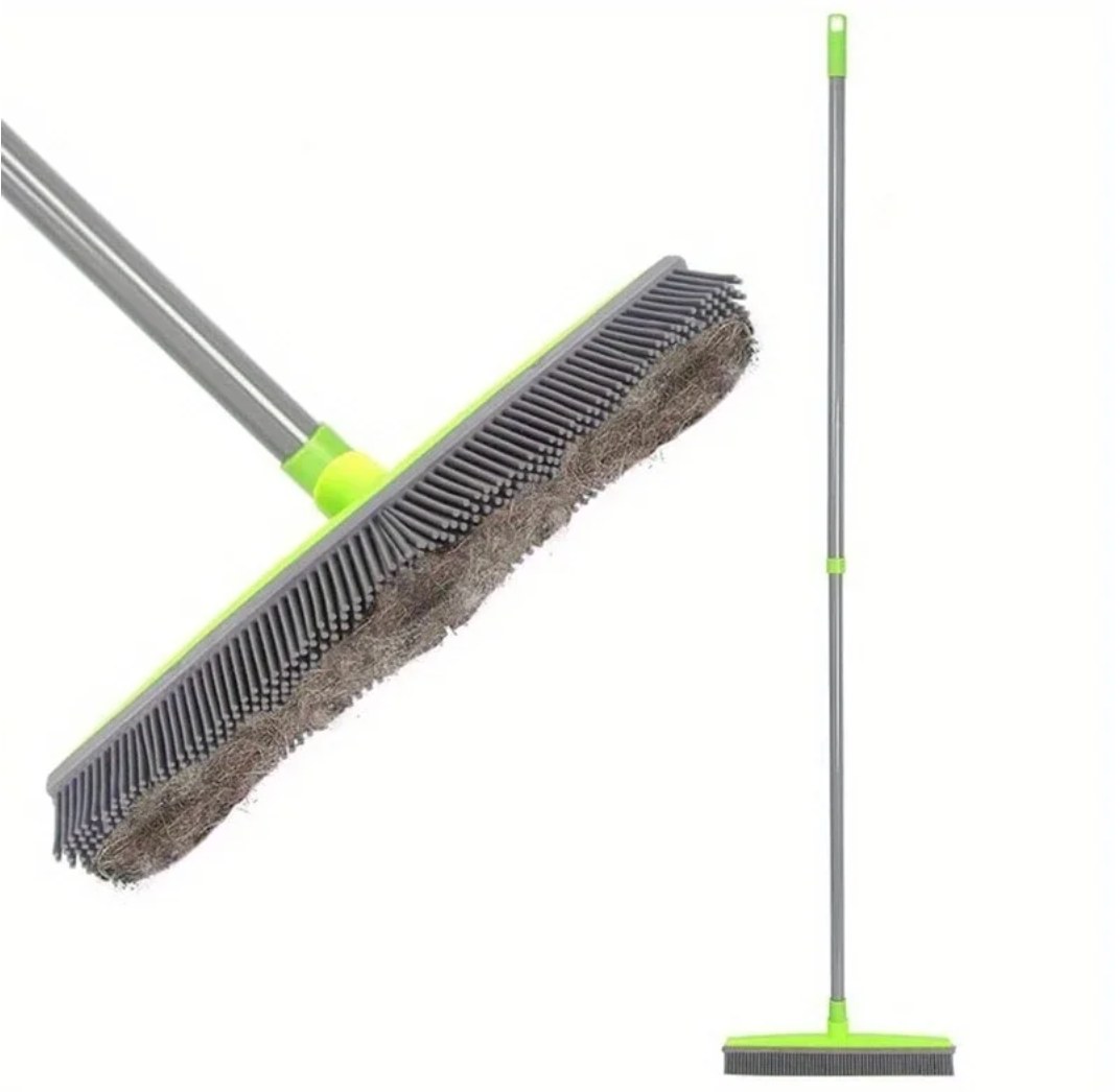 Anti-Hair Broom for Carpets — Practical for Floors, Carpets, and Sofas 