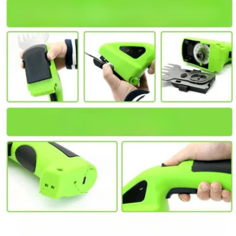 Portable 2-in-1 Hedge Trimmer – Lightweight, Convenient, and Cordless 