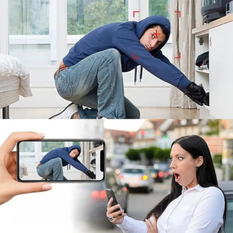 Intelligent Wifi Kamera – Mini Format Og Høj Opløsning Kvalitet 