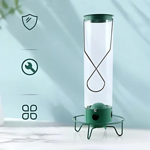 Závěsná krmítko pro ptáky – ochrana proti veverce a snadné plnění 