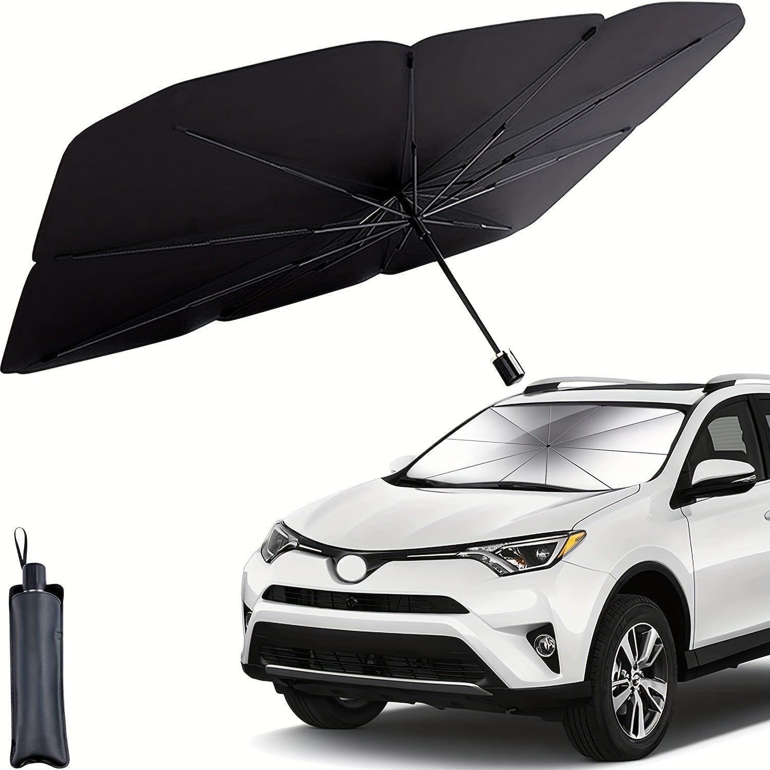 Foldable Windshield Umbrella - Sun Protection and Instant Coolness