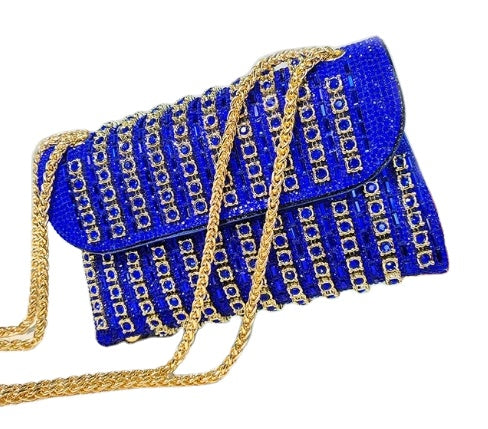 Ida | Bolsa de Noite Ornada com Strass — Elegância Brilhante para as Suas Saídas 