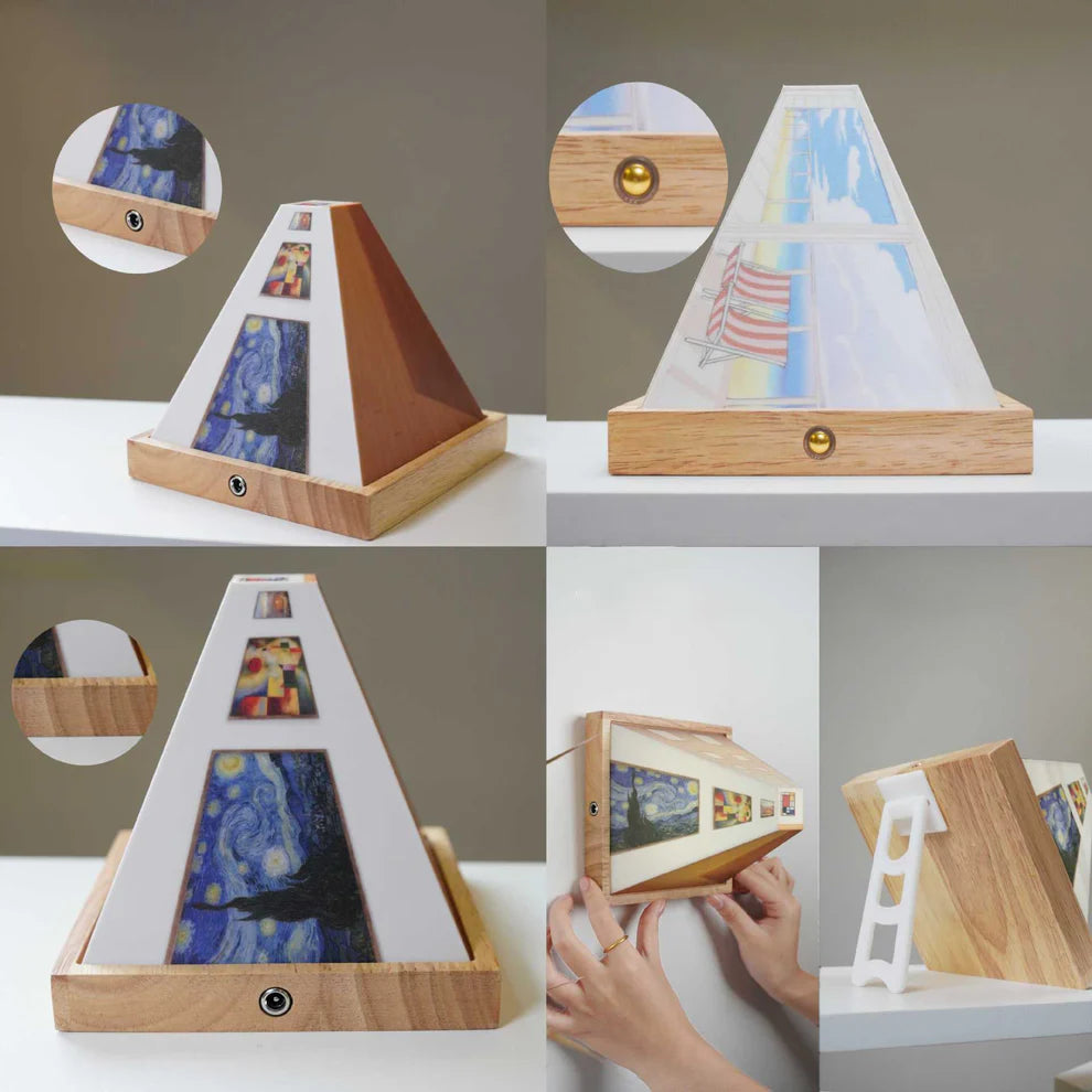 Seinävalaisin Koristeellinen – Visuaalinen Illuusio 3D 