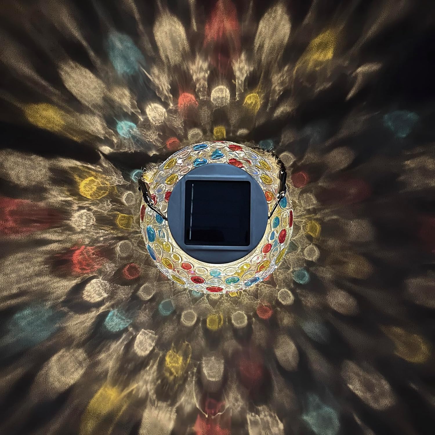 Linterna Solar Exterior — Elegancia en Vidrio 