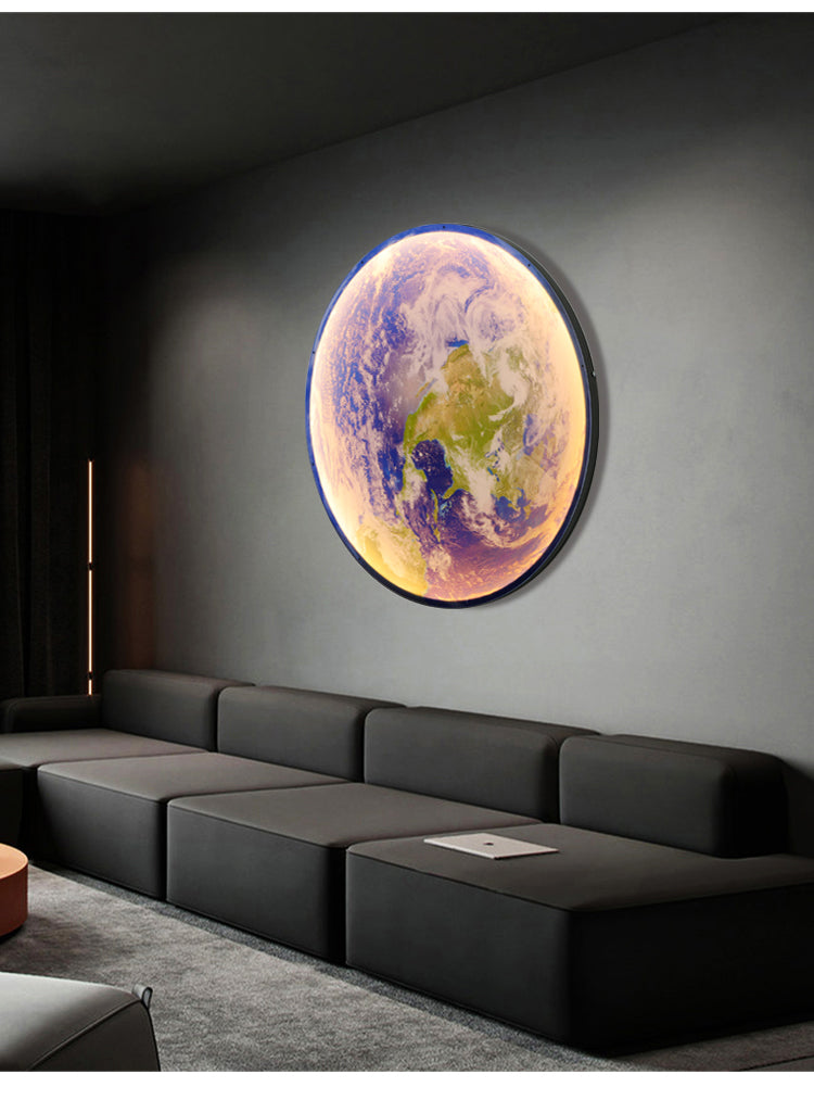 Lámpara de Pared 3D LED – Luna Para Un Ambiente Único 
