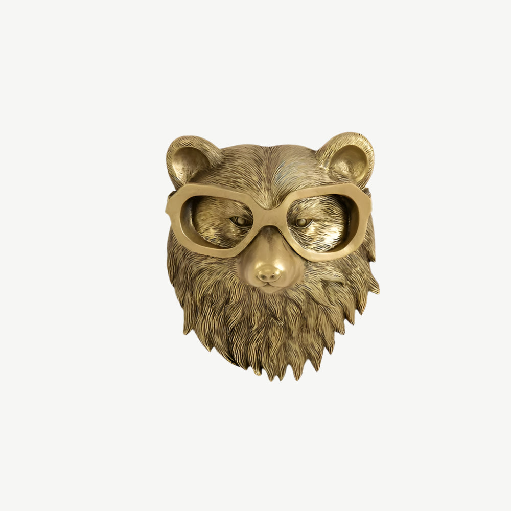 Decorative Gold Wall Hook - Discreet elegance & Glossy finish