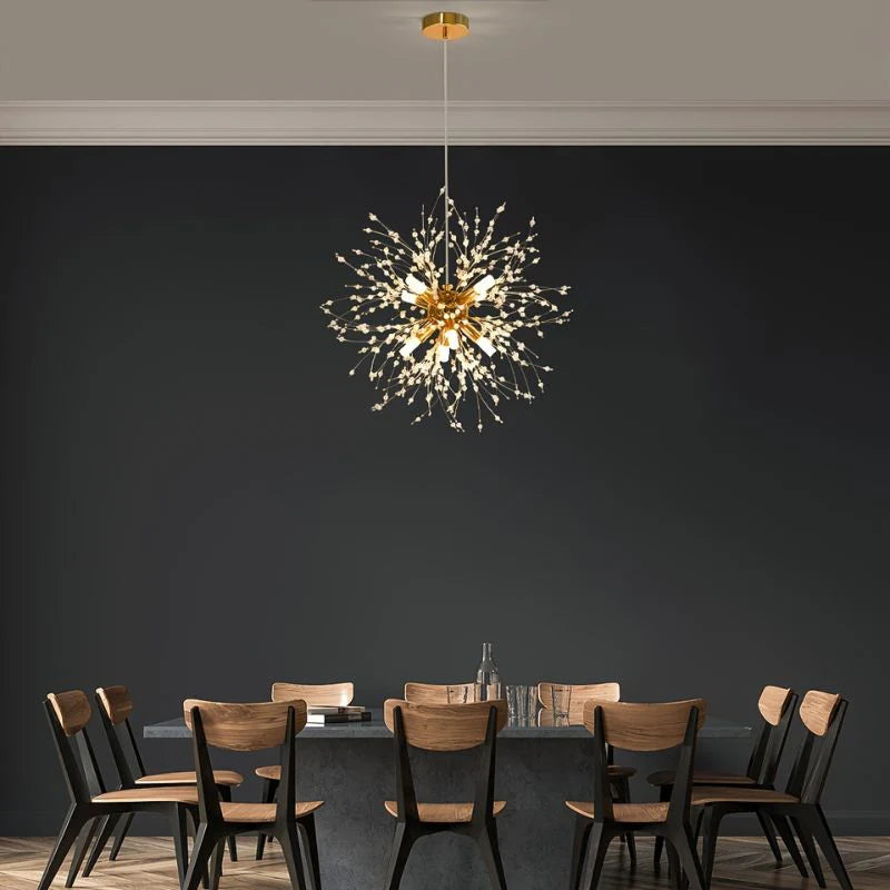 Lustre En Cristal À Suspension – Élégance Et Brillance Intemporelle