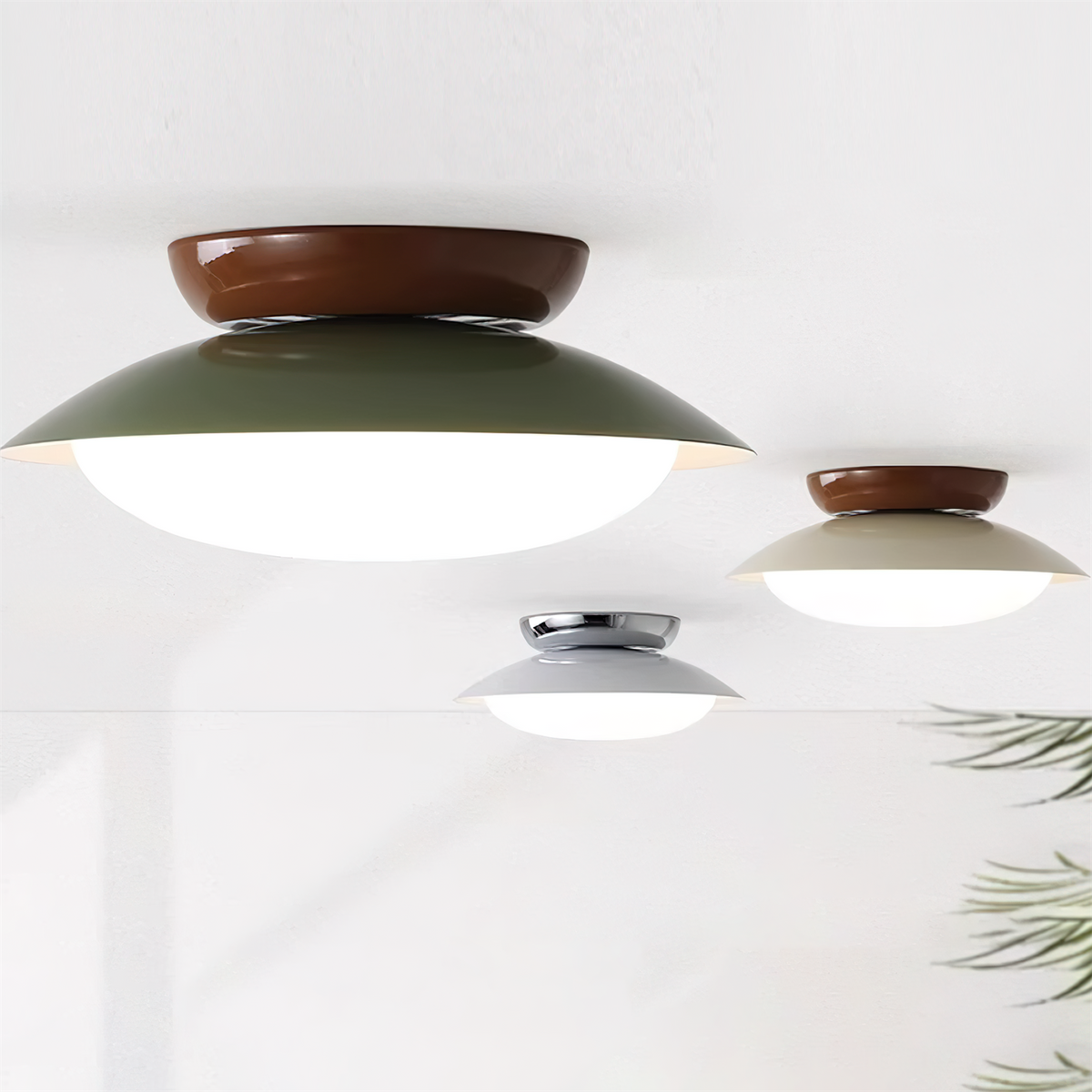 Okrúhle stropné svietidlo LED - prirodzená žiara a diskrétna elegancia