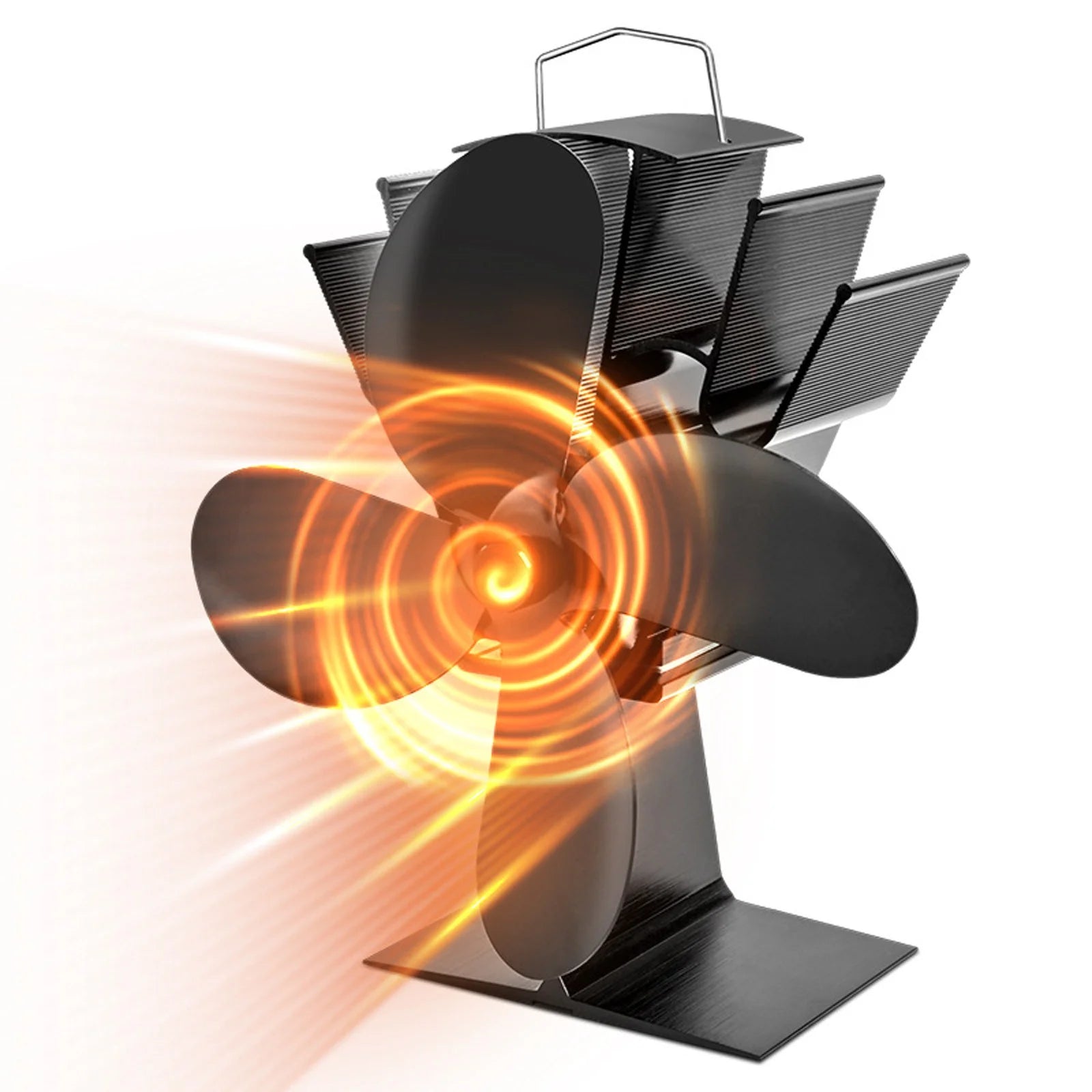 Kaminventilator mit 5 Blättern — Optimale Wärmeverteilung 
