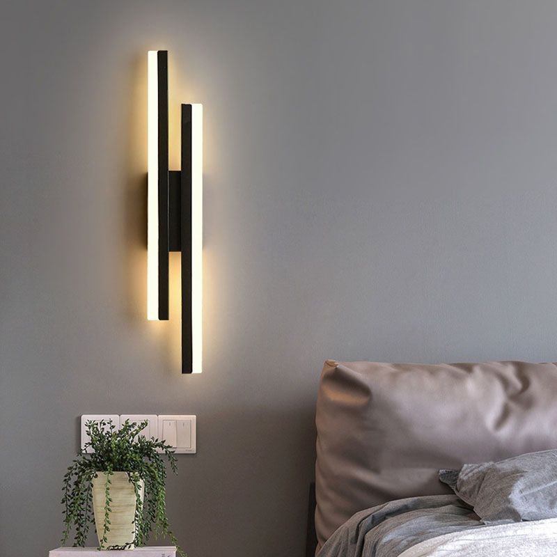 Lampa ścienna LED – nowoczesny styl pionowy 