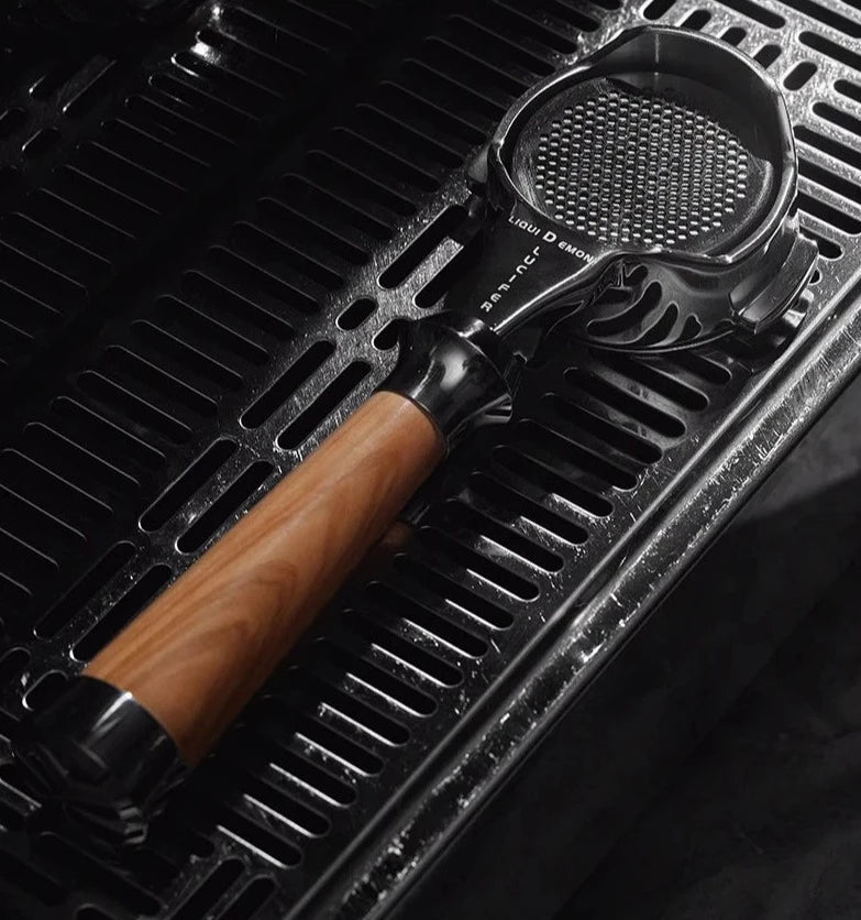 Koffiefilterhouder – Barista-stijl zonder bodem 