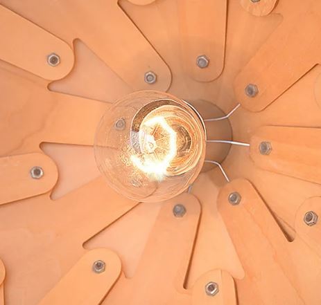 Lámpara Colgante Escultural – Diseño Inspirado En La Naturaleza 