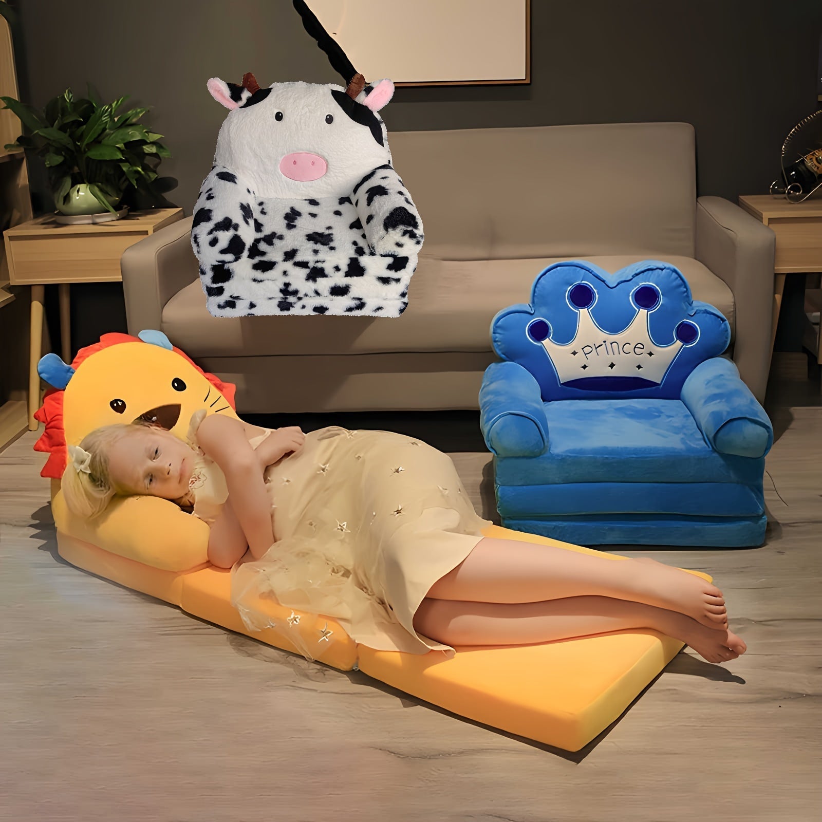 Sofá Plegable Para Niños – Ahorro de Espacio y Estilo Divertido 