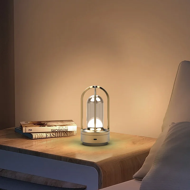 Lampa stołowa bezprzewodowa — oświetlenie nowoczesne 