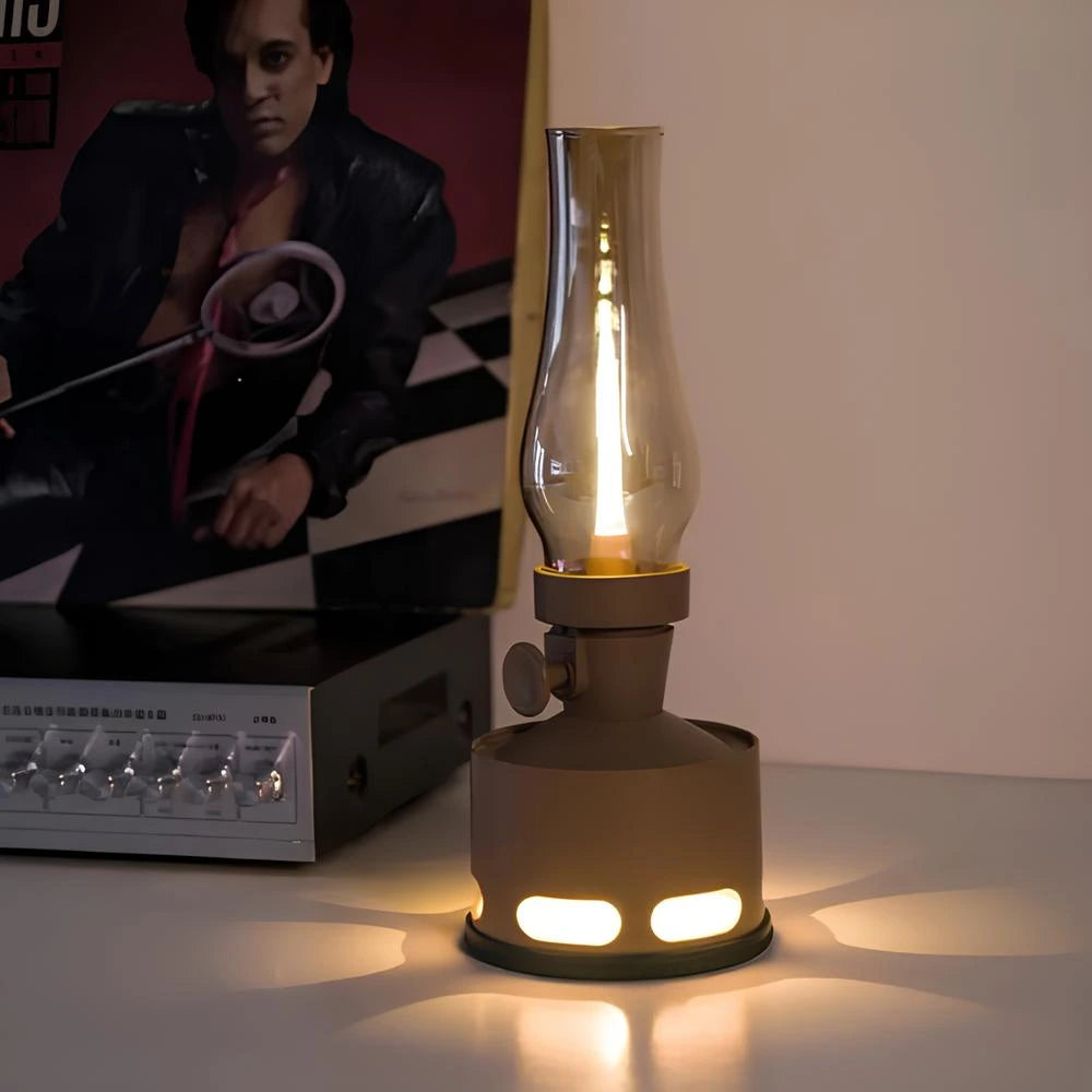 Lampa LED w stylu retro – eleganckie oświetlenie dekoracyjne 