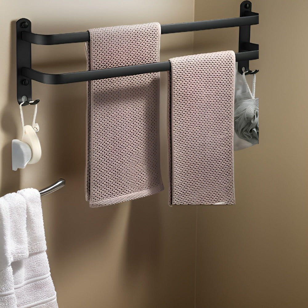 Wall-mounted designer towel rail - Modern elegance & space saving
